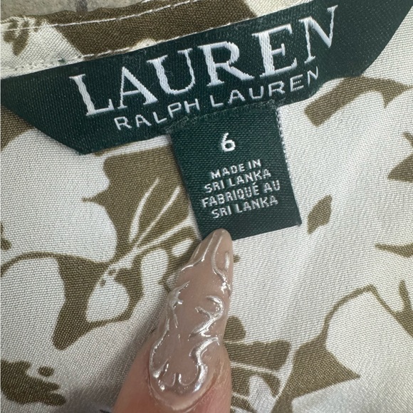 Lauren Ralph Lauren Women's Neila Green Cargo Jumpsuit Sz 6 Preppy Luxury Luxury - Picture 10 of 14